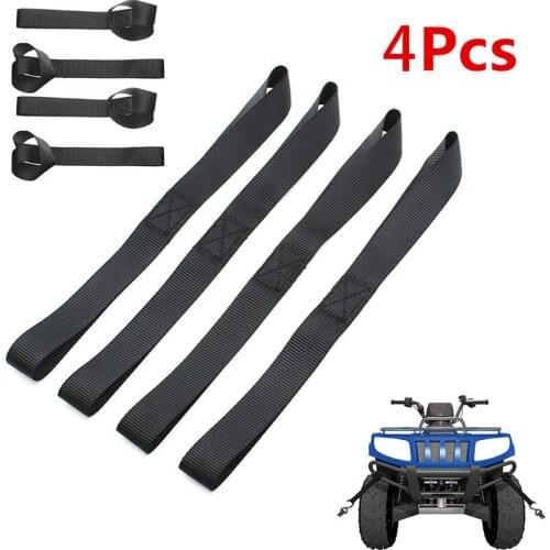 4Pcs Motorcycle Soft For Car Motorbike Loops StrapsTie Downs Luggage Bandage