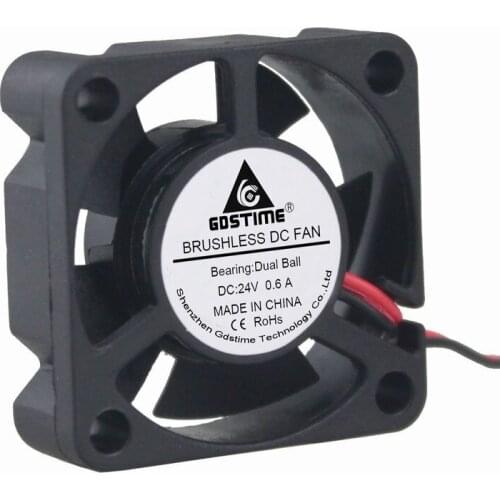 50 Pieces/Lot Gdstime 24V 30x30x10mm 30mm Two Ball bearing DC Cooling Fan 3cm 30mm x 10mm 3010 Mini Brushless Cooler Fan