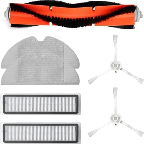 Promotion!Sweeper Accessories Cleaner Parts of Side Brush Mop Cloth Main Brush Filter for Xiaomi Dreame D9