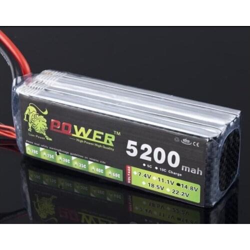 Lion Power 4S Lipo Battery 14.8v 30c 5200mah For RC Car Drone RC Helicopter RC Boat Quadcopter Remote Control toys battery 30c