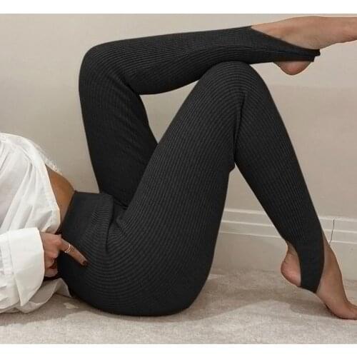 AUSO Women's Knitted Leggings
