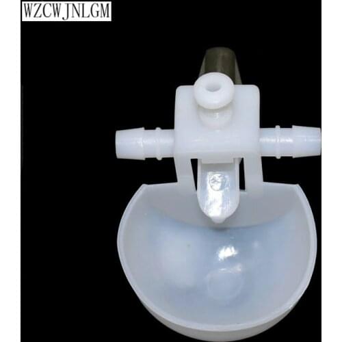 Pigeon automatic drinking fountain tube diameter 12mm animal feeder automatic bird cage feed poultry drinker 5pcs