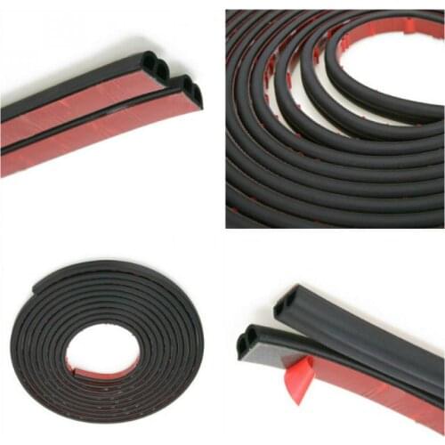 Car Rubber Seal Strips Auto Seal Protector Sticker Window Edge Windshield Roof Rubber Sealing Strip Noise Insulation Accessories