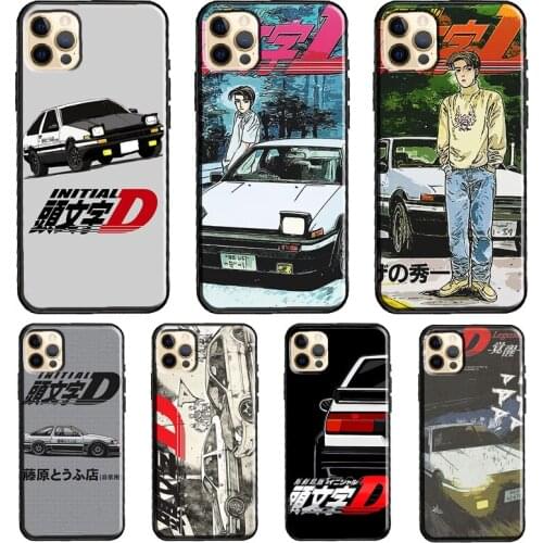 Initial D Car Phone Case For iPhone 11 Pro Max XS XR X 12 Mini SE 2020 6S 7 8 Plus 12 Pro Max Cover
