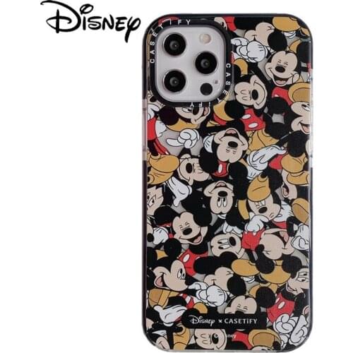 Disney Mickey Mouse for IPhone 7/8P/X/XR/XS/XSMAX/11/12Pro/12mini Creative Personality Painted Anti-fall Mobile Phone Case