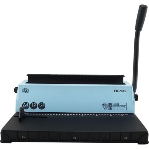 Double coil album calendar calendar 34 hole iron ring office binding machine file menu punching machine Square hole