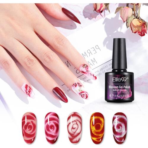 Elite99 10ml Blossom Gel Polish Nail Art Design Flower Blooming Effect UV Gel Nail Polish Soak Off Hybrid Varnish Gel Lacquer