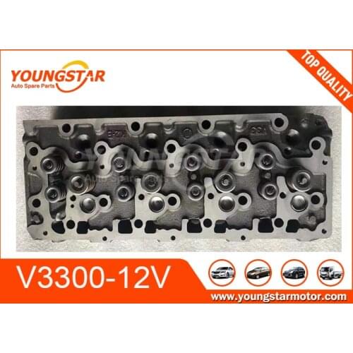 Casting Iron Material Complete Cylinder Head Assy For Kubota V3300 12V Forklift