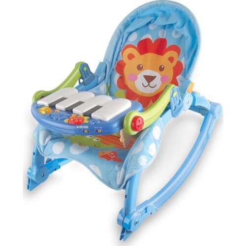 New 2in1 Rocking Chair Dy-3689 0-20month Pula Pula Infantil Baby Swing Cradle Fold Cavallo A Dondolo Wipstoel 68x46x60cm