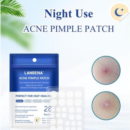 LANBENA Tea Tree Acne Patch Night Acne Patch Safe And Not Irritating The Effect Is Remarkable TSLM2