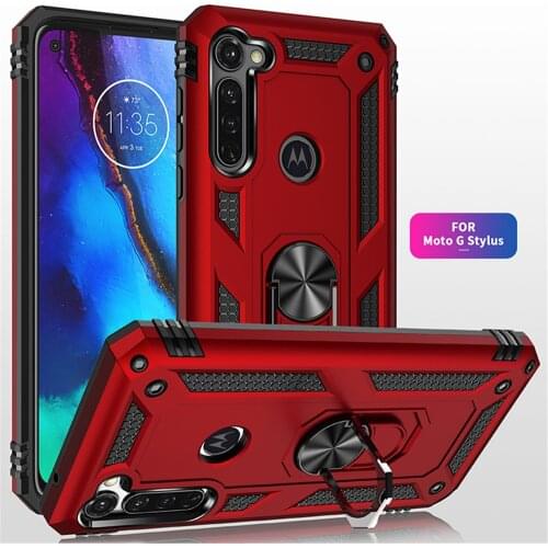 Kickstand Magnetic Case for Moto G Stylus One Zoom P40 Power E6 Play Case,Military Grade 15ft. Drop Tested Protective Car Mount