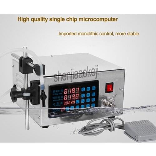 Wine Quantitative Canning Machine Small CNC Drink Vinegar Soy Sauce Fruit Juice Filling Machine Automatic Liquid Filling Machine