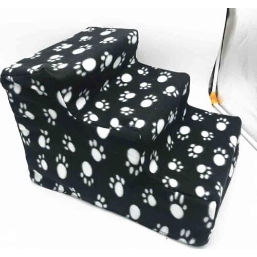 Washable Ladder for Small Dog Cat Dog House Pet Ramp Anti-slip Removable 3 Steps Stairs Ladder Pet Supplies