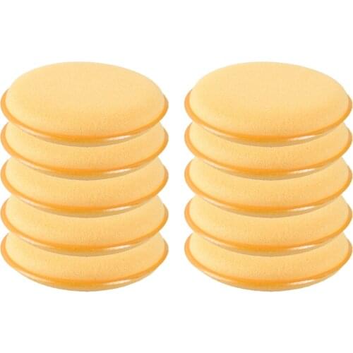 10pcs 4 Inch Car Paint Waxing Buffing Sponge Pads Polishing Sponges 10cm Diameter