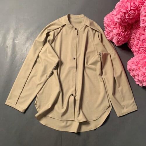 New ladies fashion 2021 long sleeve sexy casual solid color shirt 1113