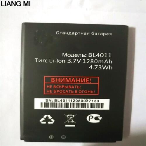 New 1280mAh Replacement BL4011 Battery for fly IQ235 IQ 235 BL4011 BL 4011 UNO battery with phone stander