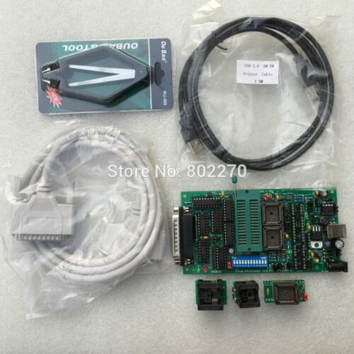 New EPROM BOIS PIC univeral Willem Programmer PCB5.0B USB powered include SOP8 adapter and DIP28-PLCC32 adapter