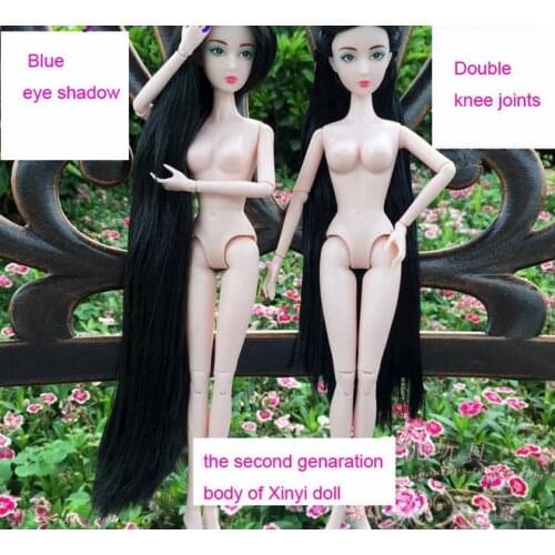 Original Chinese Nude Doll / White Skin / 14 Joints moveable /with head and body For Xinyi Bb doll BBI00389