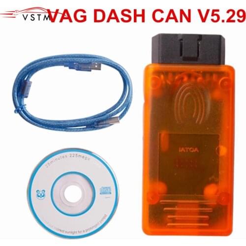 5.29 version professional vag car key programmer vag dash can v5.29 latest version vag dash can v 5.29 free shipping in stock