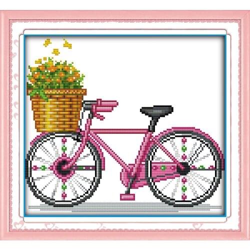 Everlasting Love Picked A Peach Chinese Cross Stitch Kits Ecological Cotton Stamped Printed 11 14CT DIY Christmas Gifts For Home