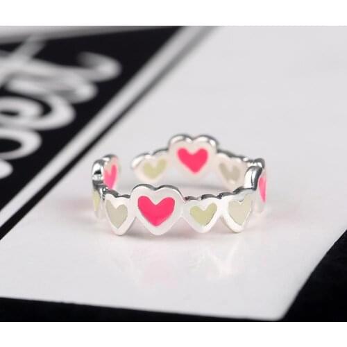 1Pcs Finger Unusual Rings for Women Men Glowing In Dark Heart Lover Wedding Band Women Girls Jewelry Gift Accessories