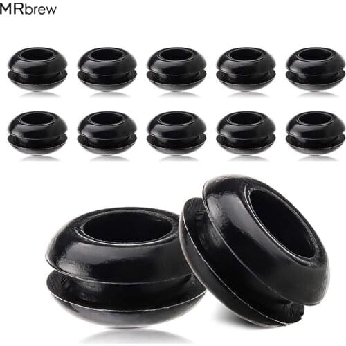 12 PCS Airlock Grommet, Silicone Fermenter Lid Grommet For Jars/Airlock/Straws/Plastic Bucket Fermenter Lids,5/8" OD & 3/8" ID