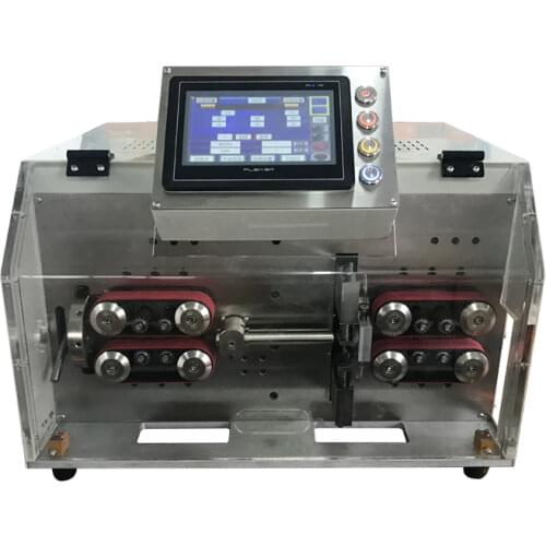 Automatic SWT508 YHT2 Peeling Stripping Cutting device for stripping wires 3-10mm double round sheaths stripping machine