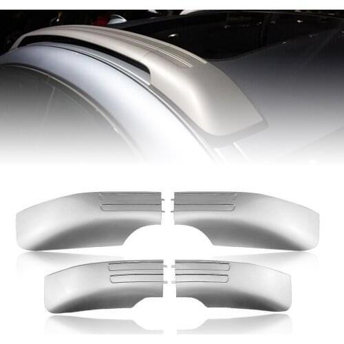 Car Racks For BMW E71 E72 X6 2008 2009-2014 Silver Roof Rack Rail Retrofit End Cover Set Auto Exterior Accessories Body Part Kit