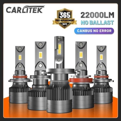 H7 Led Canbus H8 H9 H11 H4 Led Light Bulbs On Cars 6000K Hi/Lo Beam HB3 HB4 9005 9006 Car Lights Ice Lamps NO Ballast CARLITEK