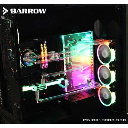 Barrow CR1000D-SDB waterway plate for CORSAIR 1000D case LRC2.0 water cooler Building water channel integrated board