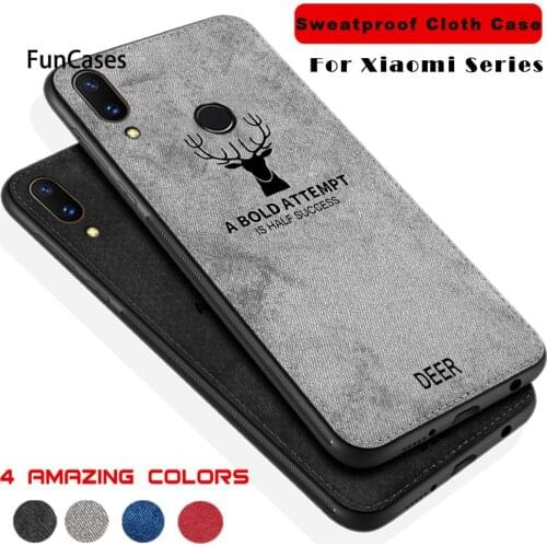 Redmi Note 7 Case For Xiaomi Mi 8 Lite Case Silicone Soft Deer Cloth Cover Xiomi Redmi Note 6 Pro 5 Mi A2 Lite Play Case Soft