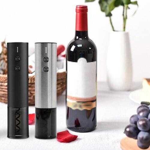 LUDA Electric Wine Opener With USB Charging Cable Rechargeable Automatic Corkscrew Creative Wine Jar Opener For Home