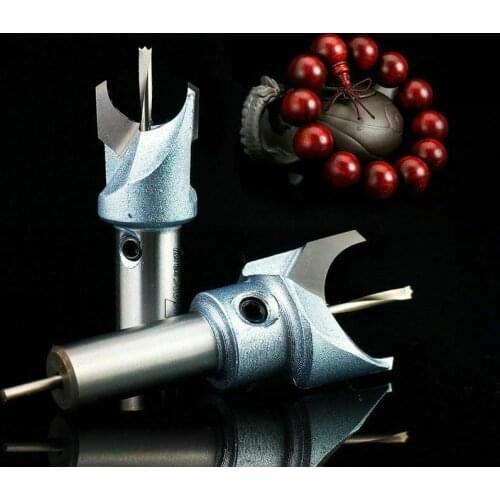 New 6mm-30mm Wooden Beads Milling Cutter Router Ball Drill Bit Buddha Beads Maker Cutter Machine Accessories Woodworking Tools