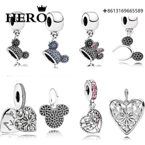 Hero100% 925 Sterling Silver Original Copy High Quality 1:1 Beads With Logo Free Of Charge Wholesale Manufacturers