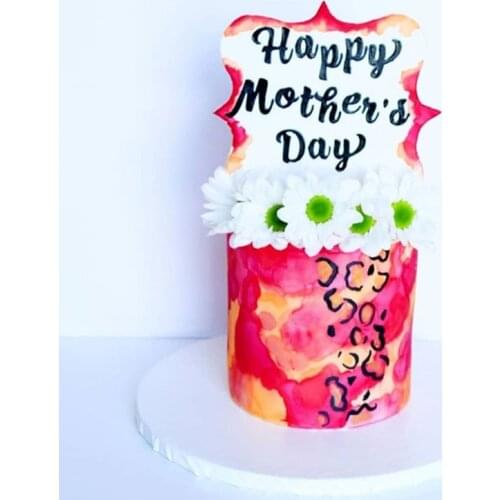 R2JC Cake Tool Acrylic Lowercase Letter Number Embossed Cutter Mold Cookie Cutter Stamp Fondant Cake Decorating Tool