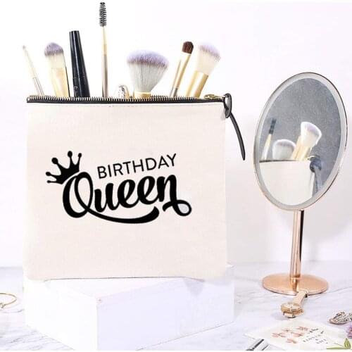 Birthday sash sleep mask Cosmetic bag 16th 17th 18th 19th 20th 21st 22nd 25th 30th 40th 50th 60th Party Decoration gift