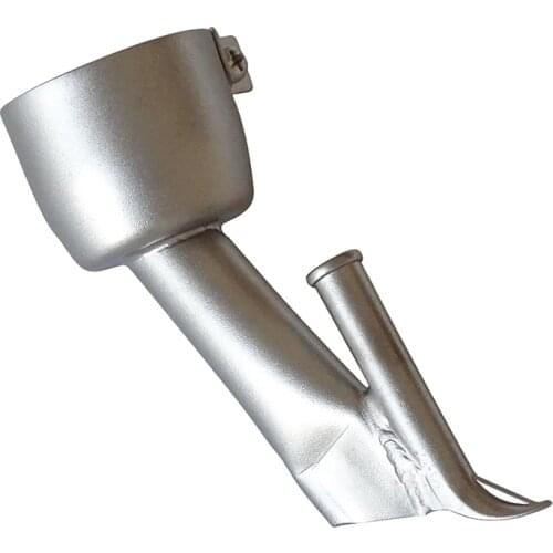 Round nozzle for plastic hot welding gun