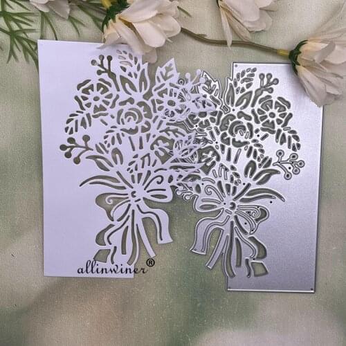 Flower bow border Metal Cutting Dies Stencils For DIY Scrapbooking Decorative Embossing Handcraft Die Cutting Template