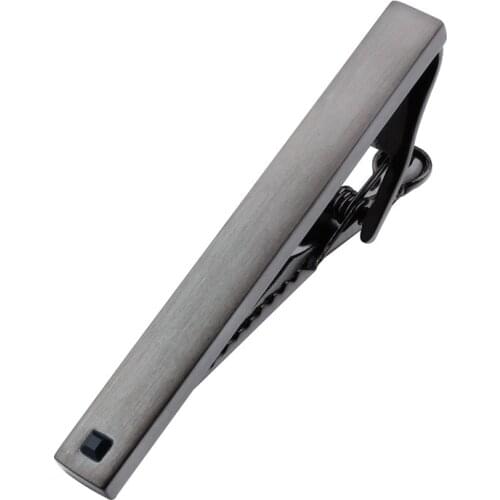 HAWSON Gun Plated Tie Clip Fashion Tie Bar Design for men Business Pin High Quality Jewellry