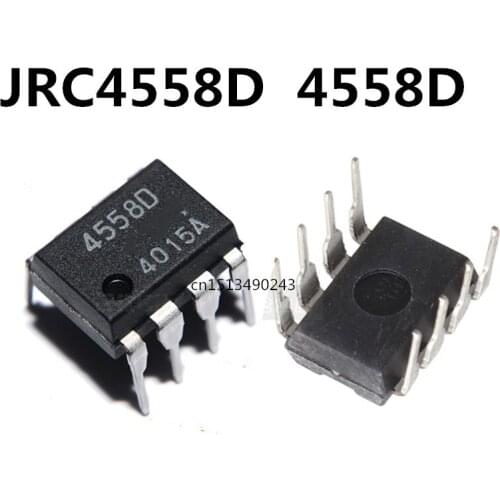 Original 10pcs/lot JRC4558D 4558D DIP-8