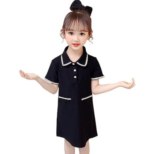 Dress For Girls Patchwork Dresses For Girl Summer Kids Dresses Casual Style Clothes Girl 6 8 10 12 14
