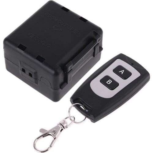 1CH 220V 315MHZ 433MHZ + SF02 2 Waterproof Buttons Wireless Remote Controller