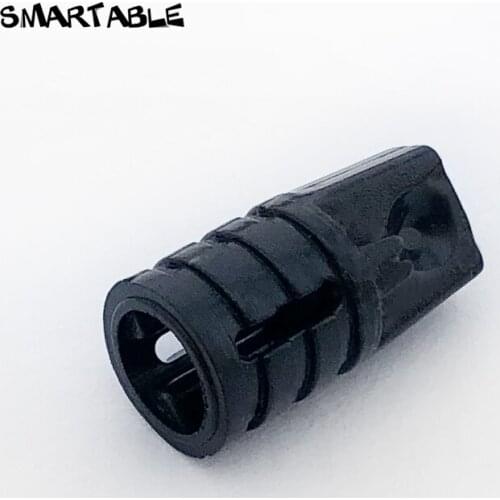 Smartable Hinge Cylinder 1x2 Locking with 1 Finger and Axle Hole On End Building Blocks MOC Part Toy Compatible 30552 100pcs/lot