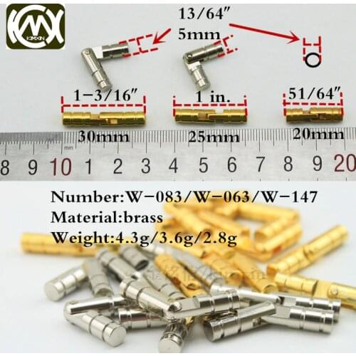 35pc CH5*30mm miniature barrel-hinge jewelry box hinges and jewelry box hardware wooden box concealed insert cylindrical hinge