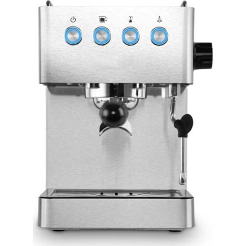 Super newest stainless steel 15 bar coffee machine stainless steel cappuccino espresso coffee semi-automatic coffee maker