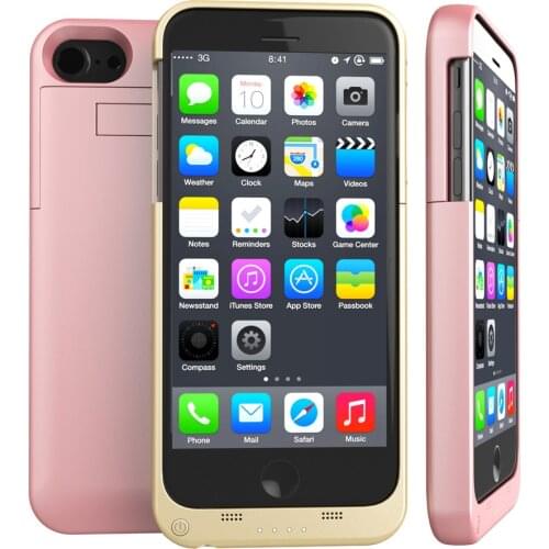 ZKFYS 4000mAh Slim Battery Charger Cases For iPhone 7 8 Plus Power Bank Case Charging Cover For iPhone 6 6S Plus Battery Case