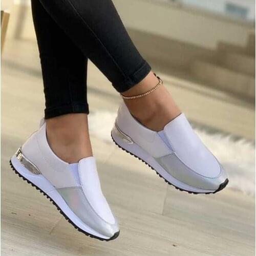Women Shoes 2021 Summer Fashion sneakers Flats Women Platform Plus Size Loafers Women Breathable Casual Sport Shoes
