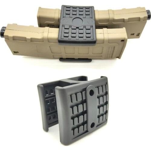 Military Double Magazine Coupler Clamp for MP5 Airsoft Rifle Gun Mag Coupler Clip Parallel Connector Hunting Accessories