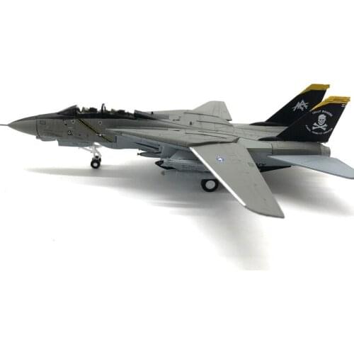 1: 100 American F-14 Male Cat Fighter Simulation Alloy Aircraft Model Plane Gift Collection