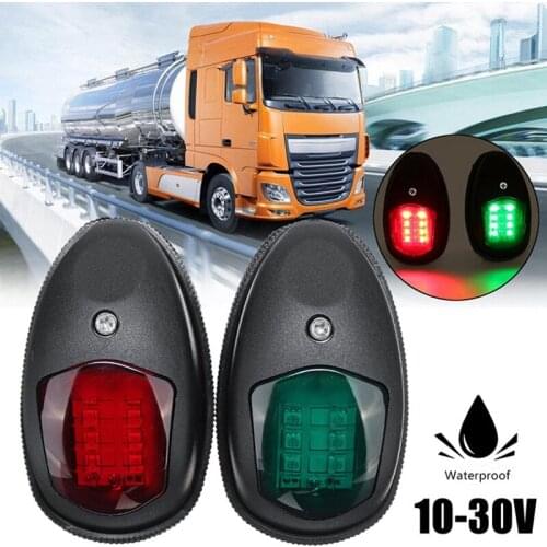 10V-30V Universal LED Navigation Light Signal Warning Lamp Signal Lamp for Marine Boat Yacht Truck Trailer Van